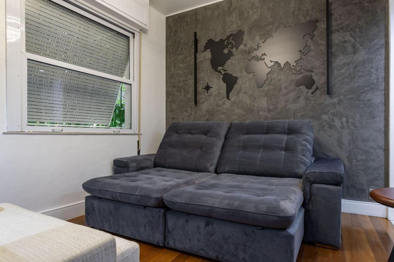 Apt Charmoso Completo Com Ar Condicionado No Leblon Rio de Janeiro Luaran gambar