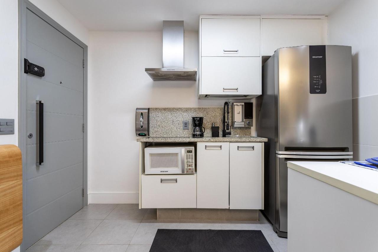 Apt Charmoso Completo Com Ar Condicionado No Leblon Rio de Janeiro Luaran gambar