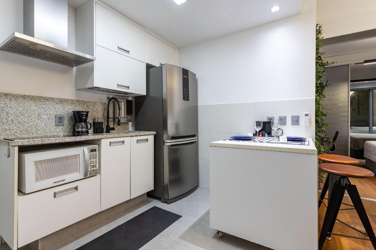 Apt Charmoso Completo Com Ar Condicionado No Leblon Rio de Janeiro Luaran gambar